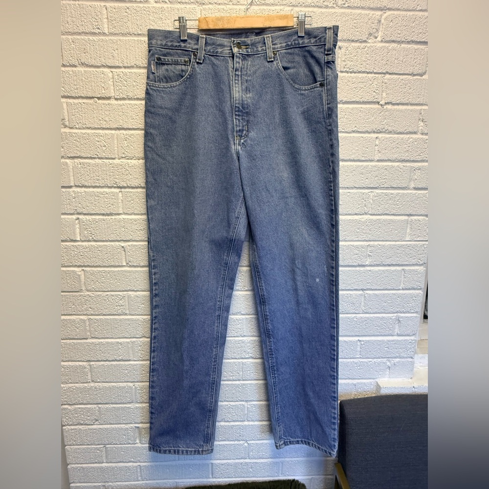 Carhartt Men's Blue Straight Jeans